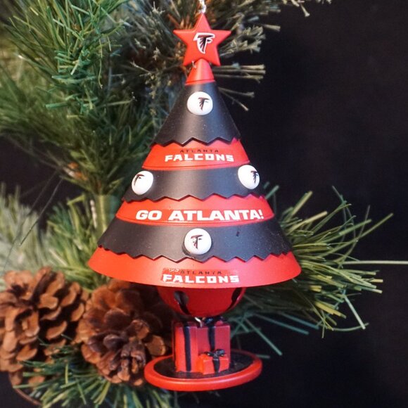 NFL Atlanta Falcons Tree Bell Christmas Tree Ornament 2015 - Picture 5 of 8